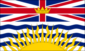 British Columbia provincial flag